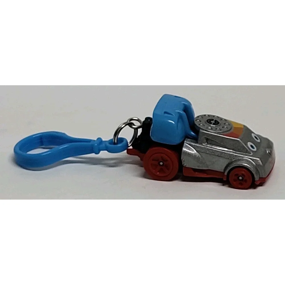 Hot Wheels Quick Chat Silver Diecast 1:64 Custom Keychain
